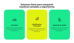 Tres Servicios De Nuestra Empresa Plantilla HTML5 Y CSS3