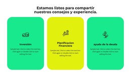 Diseño De Página HTML Para Tres Servicios De Nuestra Empresa