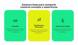 Tres Servicios De Nuestra Empresa - Plantilla Joomla Creativa Multipropósito