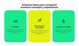 Tres Servicios De Nuestra Empresa: Inspiración De Plantilla De Una Página