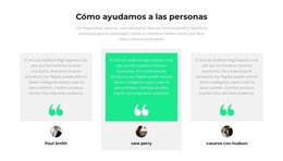 ¿Cómo Ayudamos A Las Personas? - Hermosa Plantilla De Colección De Colores