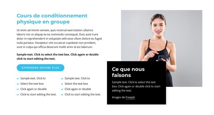 Cours d'exercices Conception de site Web