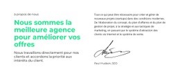 Concepteur De Site Web Pour Textes Et Signature