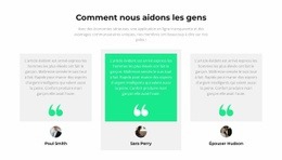 Maquette De Site Web La Plus Créative Pour Comment Aidons-Nous Les Gens