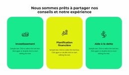 Trois Services De Notre Entreprise – Page De Destination