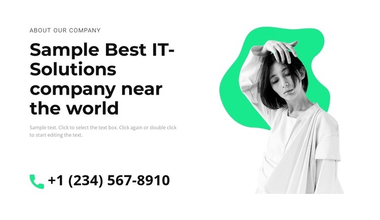 News from the IT world Homepage Design