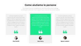 Come Aiutiamo Le Persone Modello Gratuito