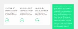 Tre Passaggi E Testo: Modello HTML5, Reattivo, Gratuito