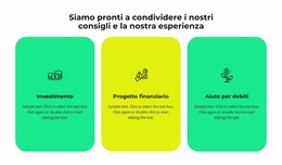 Tre Servizi Della Nostra Azienda - Modello Joomla Multiuso Creativo