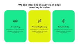 Drie Diensten Van Ons Bedrijf: - Multifunctioneel WooCommerce-Thema