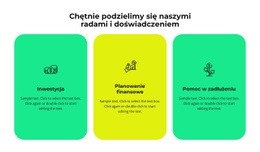 Trzy Usługi Naszej Firmy - Kreatywny, Wielofunkcyjny Projekt Witryny