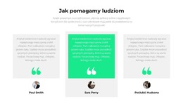 Jak Pomagamy Ludziom – Szablon HTML5