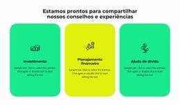 Três Serviços Da Nossa Empresa - HTML Builder Online