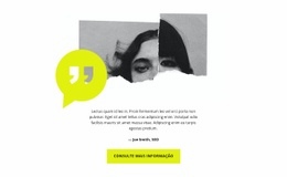 Comentários Sobre O Artista - Modelo HTML5 Simples