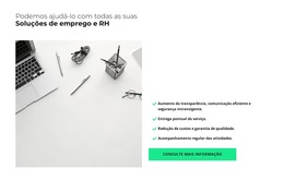 Foto E Lista - Modelo De Site Simples