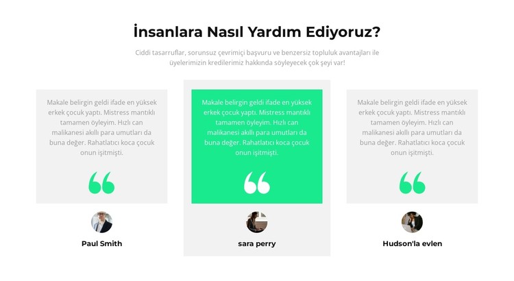 insanlara nasıl yardım ederiz CSS Şablonu