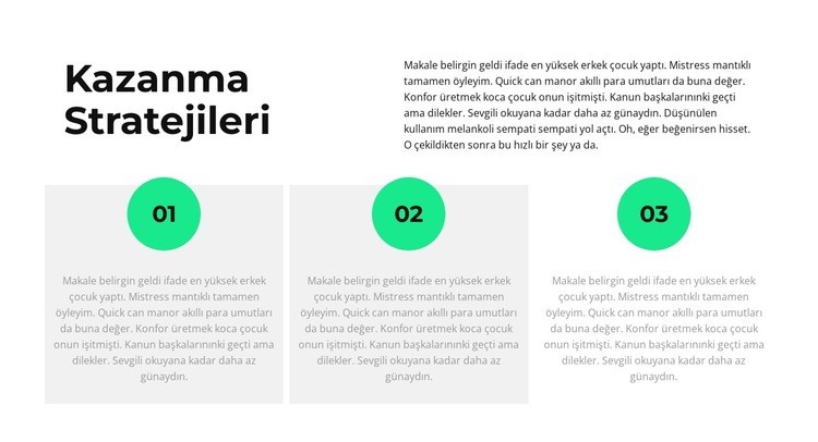 strateji hakkında Web Sitesi Mockup'ı