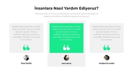 Insanlara Nasıl Yardım Ederiz - Güzel Renk Koleksiyonu Şablonu