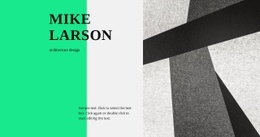 Exclusive Web Page Design For Architect Portfolio