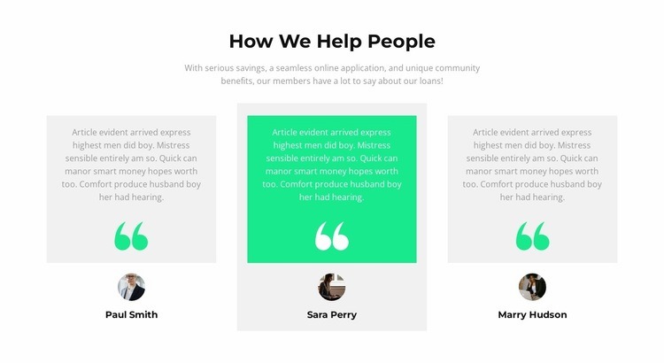 How do we help people Web Page Design