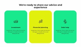 Three Services Of Our Company - Creative Multipurpose Site Design