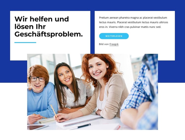 Beraterdienst HTML-Vorlage