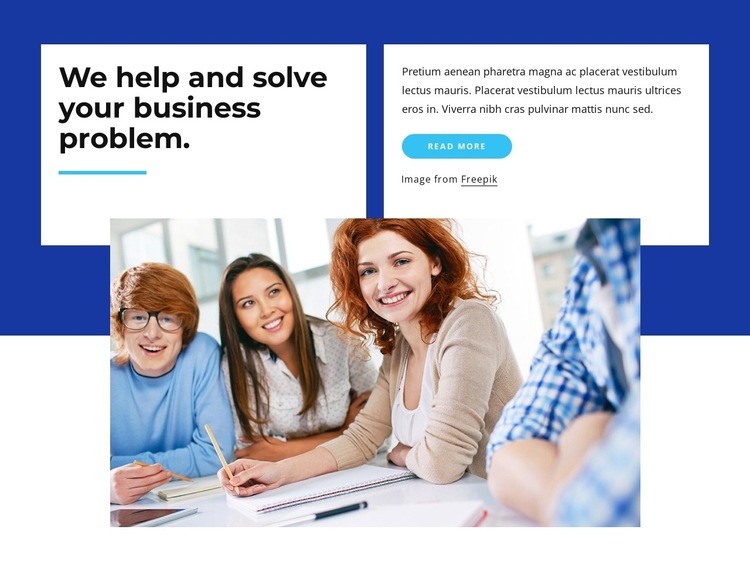 Consultant service Homepage Design