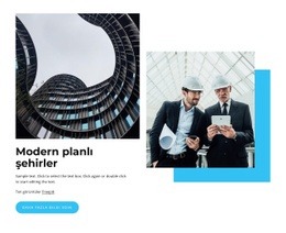 Modern Planlı Şehirler - Şablonlar Web Sitesi Tasarımı