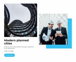 Modern Planned Cities Construction Website
