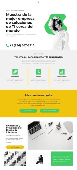 Mercado De TI Moderno - Página De Destino Gratuita