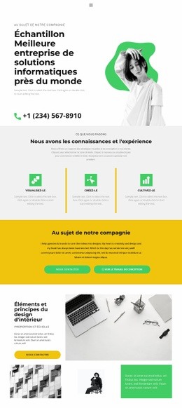 Marché Informatique Moderne - Superbe Modèle HTML5