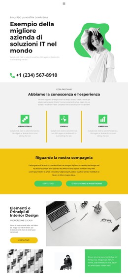 Mercato IT Moderno Modello HTML CSS Semplice