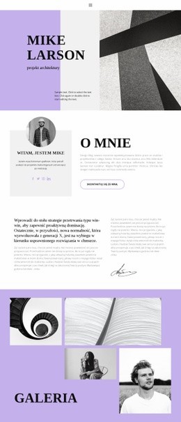 Najlepszy Projekt Strony Internetowej Dla Architekt CV