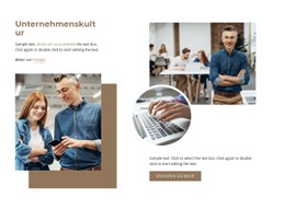 Unternehmenskultur HTML-CSS-Website-Vorlage