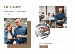 Bedrijfscultuur - HTML Website Maker