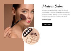 Free CSS For Modern Make-Up Studio