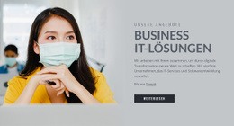 Business-IT-Lösungen Eine Seitenvorlage