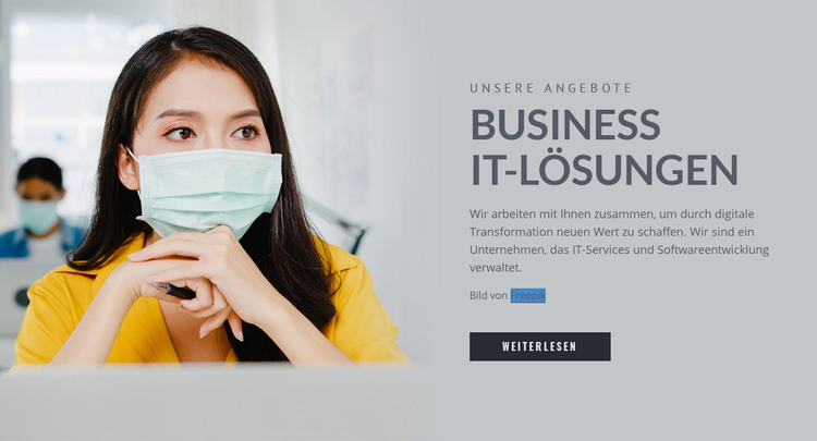 Business-IT-Lösungen Website design