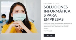 Soluciones De TI Empresarial: Plantilla De Sitio Web HTML