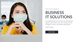 Business IT Solutions - HTML Website Template