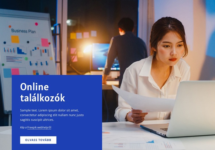 Online találkozóeszközök Sablon