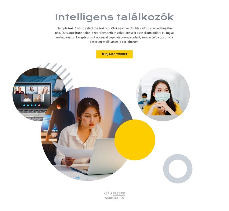 Intelligens találkozók Weboldal tervezés