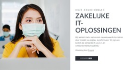 Zakelijke IT-Oplossingen - HTML-Websitesjabloon