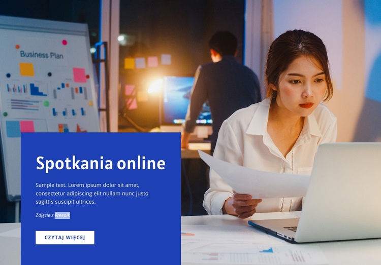 Narzędzia do spotkań online Szablony do tworzenia witryn internetowych