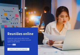 Ferramentas De Reuniões Online - Construtor De Sites Responsivos