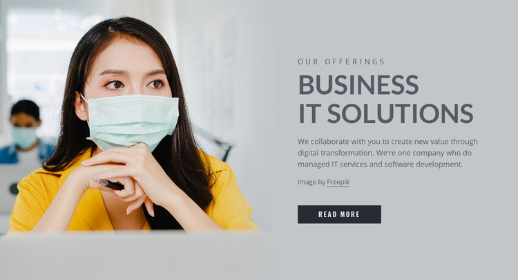 Business IT solutions Website Template