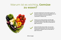 Bestes Gemüse Zum Täglichen Essen - Website-Vorlagen