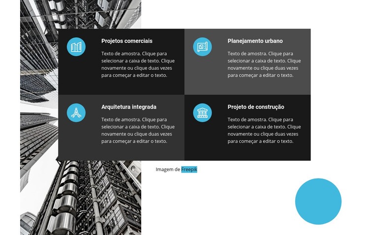 Construtora familiar Maquete do site