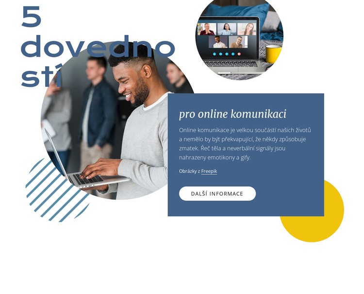 Online komunikace Šablona CSS