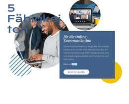 Das Beste Website-Design Für Online-Kommunikation